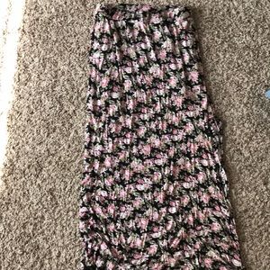 Forever 21 Long Floral Skirt